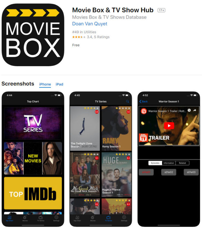 Movie Box - Show Box Clone
